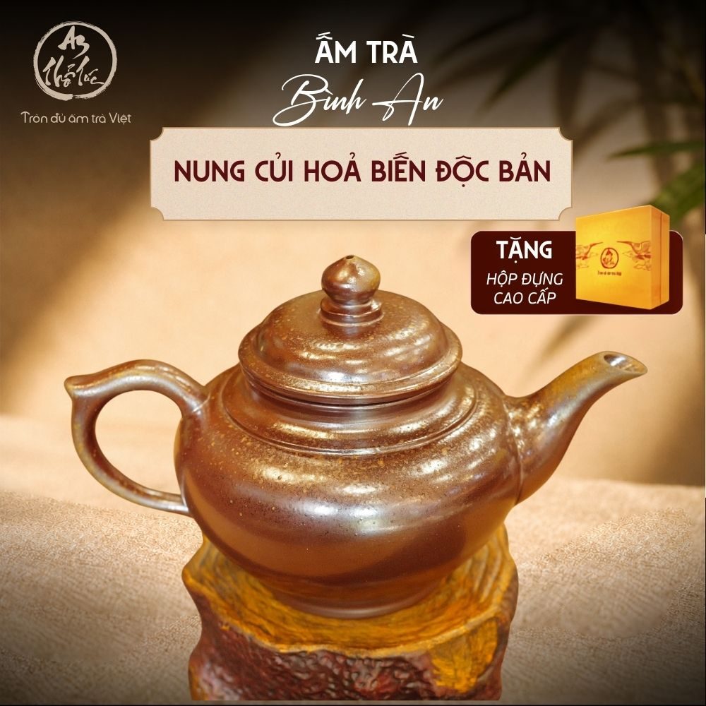 Ấm Bình An Nung Củi Hoả Biến – An Thổ Túc