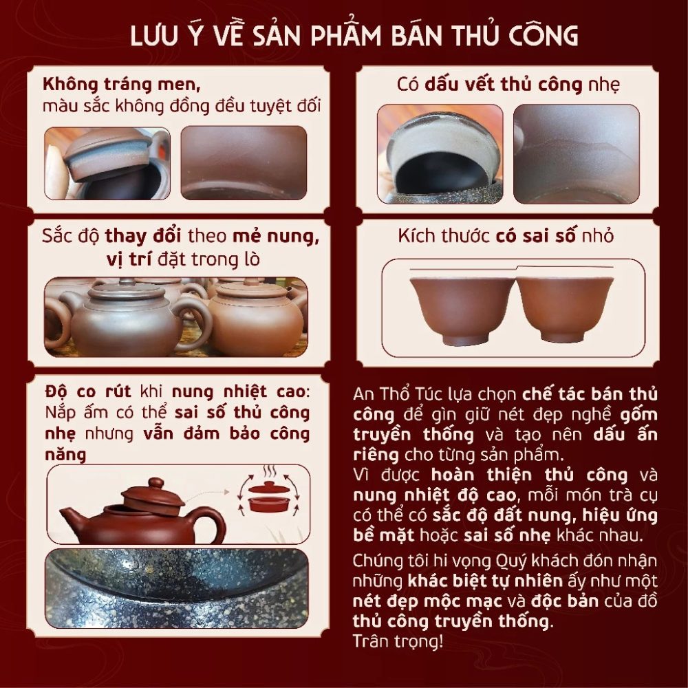 Ấm Bình An Nung Củi Hoả Biến – An Thổ Túc