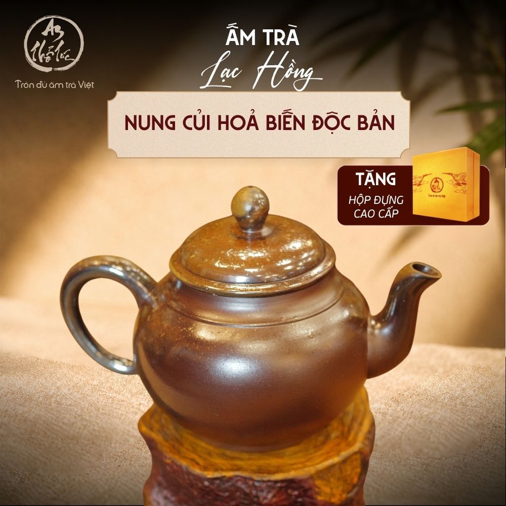 Ấm Lạc Hồng Nung Củi Hoả Biến – An Thổ Túc
