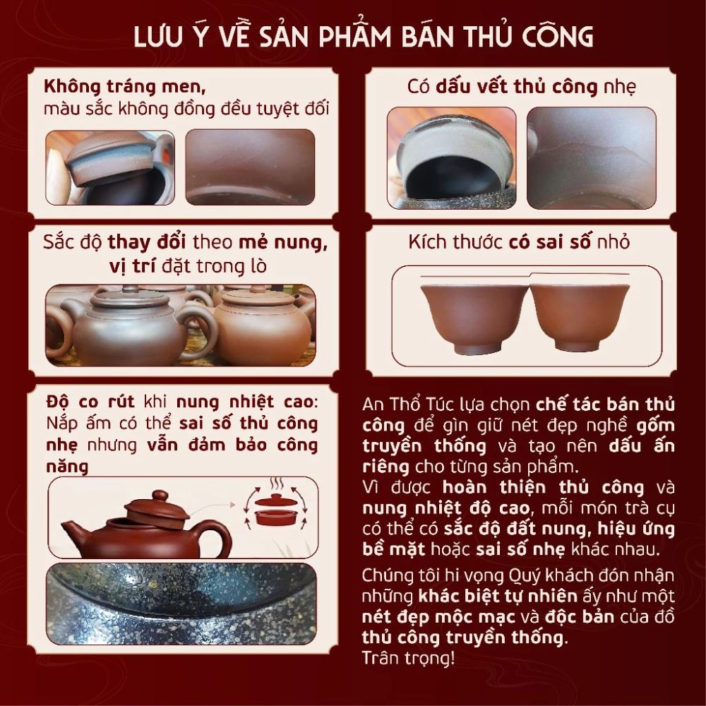 Ấm Lạc Hồng Nung Củi Hoả Biến – An Thổ Túc
