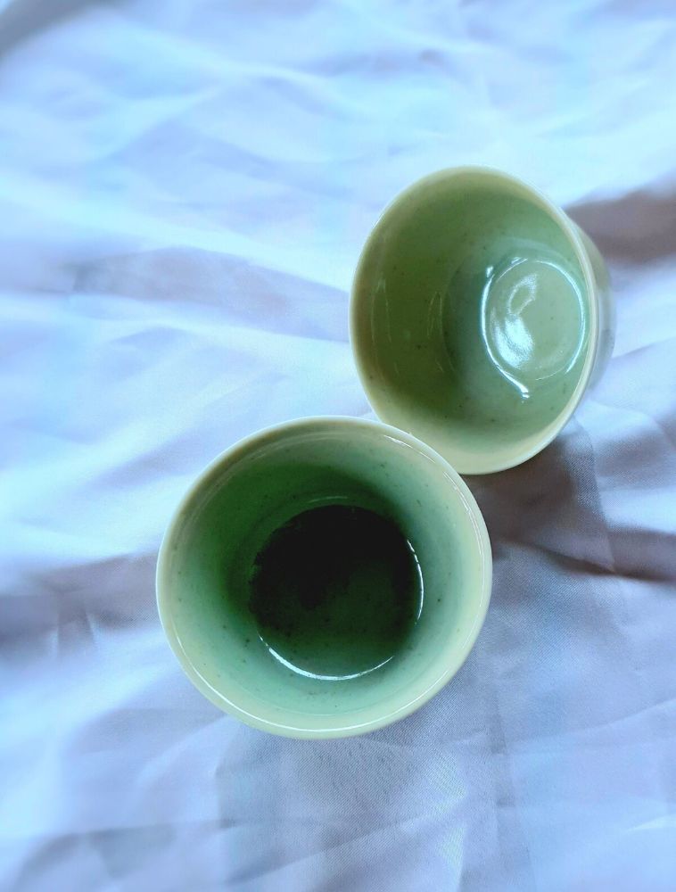 Chén men Celadon (6 cái) – Gốm Văn Lang