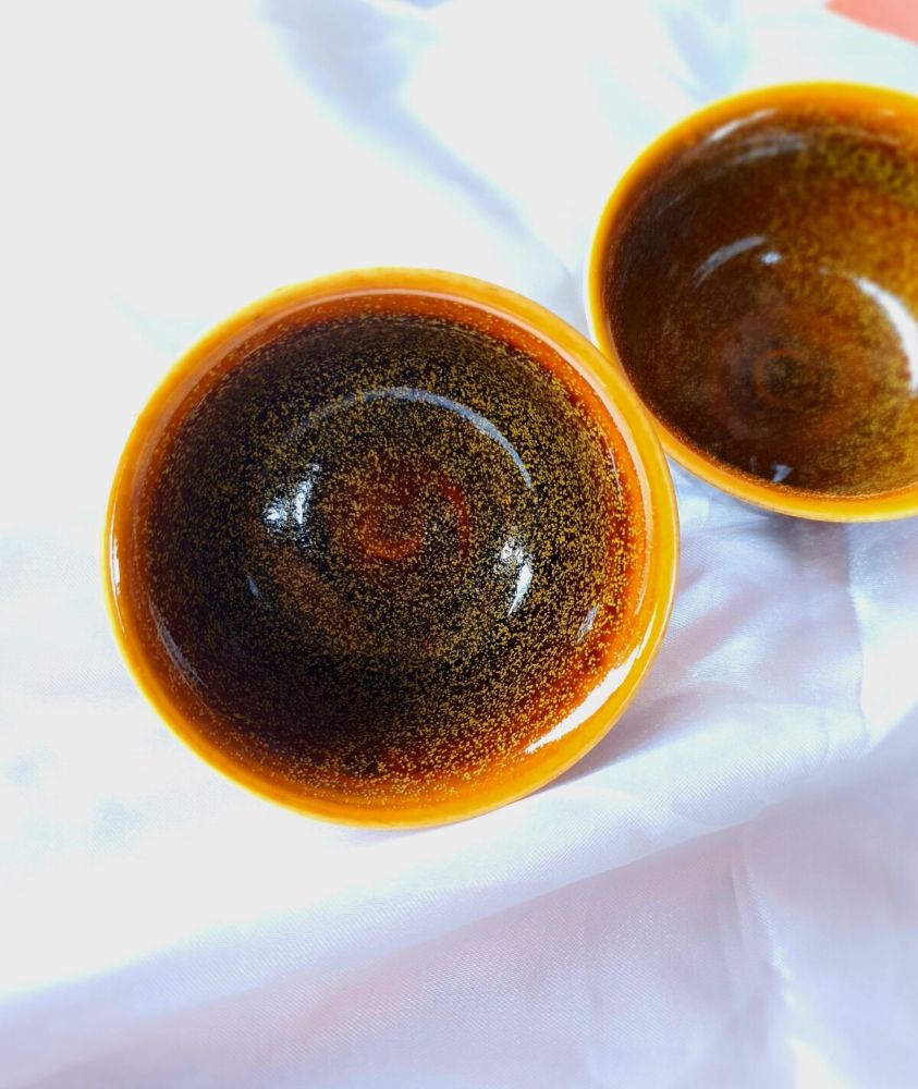 Chén men Trà Bụi (6 cái) – Gốm Văn Lang
