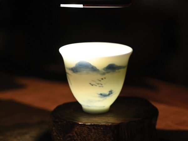 Chén trà Sứ Cao (6 cái) – Vẽ tay- An Thổ Túc