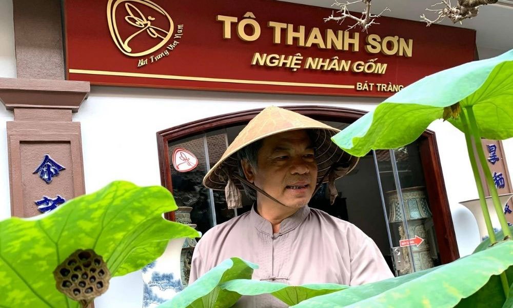Nghệ nhân Ưu tú Tô Thanh Sơn, làng gốm Bát Tràng