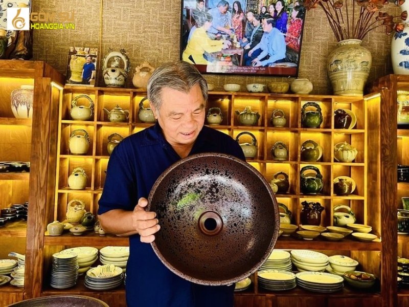 Sản phẩm gốm của nghệ nhân Tô Thanh Sơn