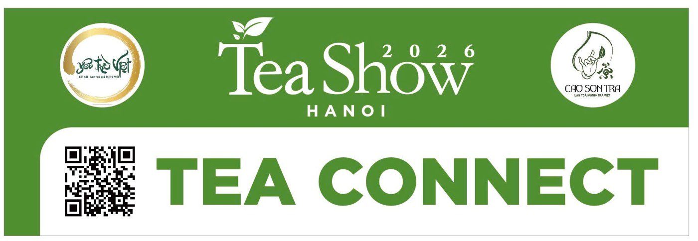 Không gian Tea Connect gian A10-A12 Yêu Trà Việt Cao Sơn Trà tại Tea Show 2026 Hà Nội